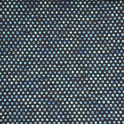 Jacquard Polka Dot Melange Aqua/Blue/Black AzTec Fabric