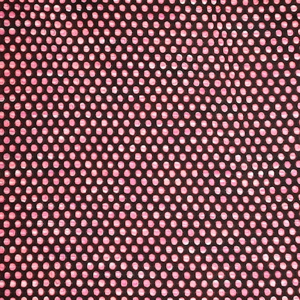 Jacquard Polka Dot Melange Berry/Neon Pink/Black AzTec Fabric