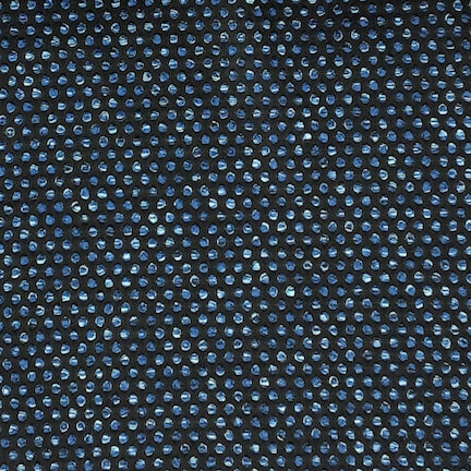 Jacquard Polka Dot Melange Light Blue/Black AzTec Fabric