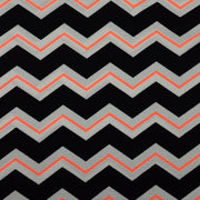BLACK/NEONCORAL/IVORY Bubble Bullet Print