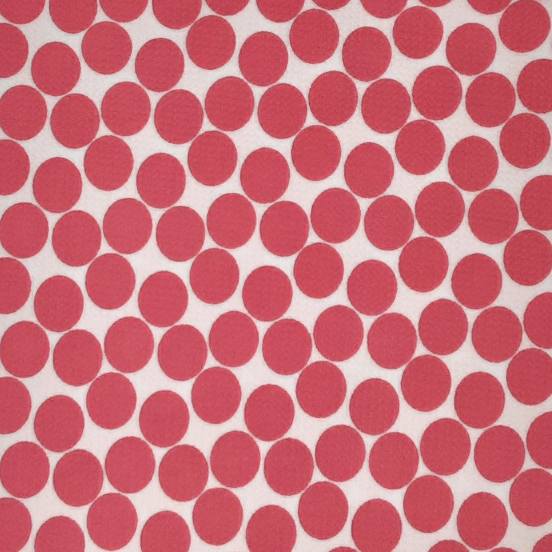 IVORY/GUAVA Bubble Bullet Print