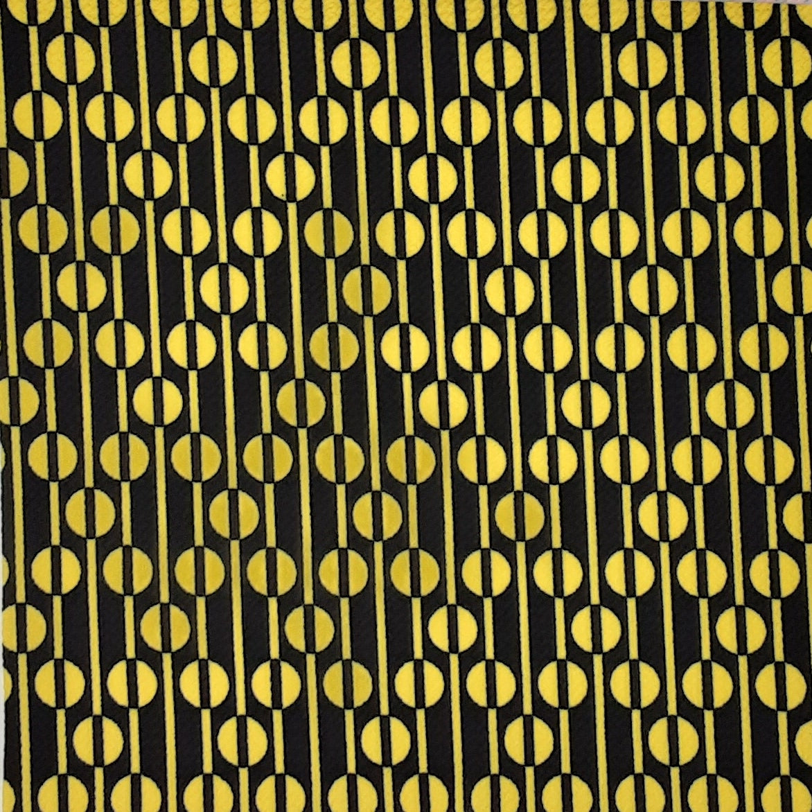 BLACK/YELLOW 6141-G446-OPTIX - Bubble Bullet Print