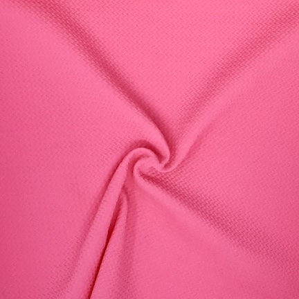 Neon Pink Solid Bubble Bullet Fabric.