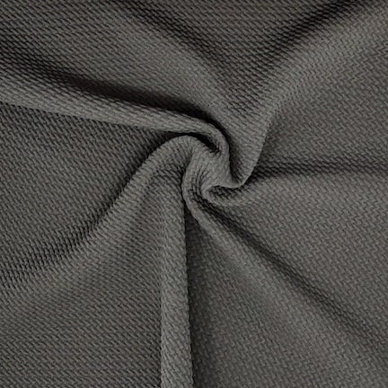 Smoked Pearl Gray Solid Bubble Bullet Fabric