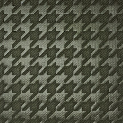 Olive Bubble Bullet Embossed Houndstooth
