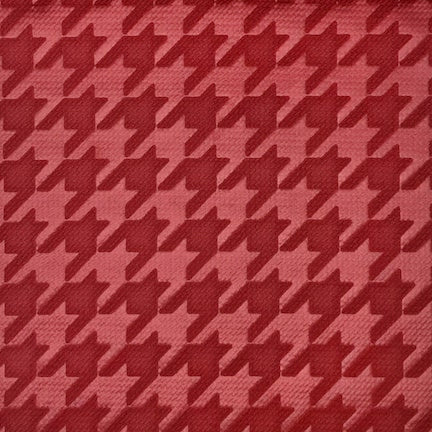 Ruby Bubble Bullet Embossed Houndstooth