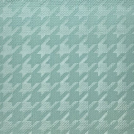 Mint Bubble Bullet Embossed Houndstooth