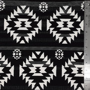 BLACK/IVORY AZTEC PRINT BUBBLE BULLET PRINT