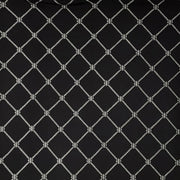 BLACK/CREAM DTY ROPE AND KNOTT DESIGN DTY PRINT FABRIC
