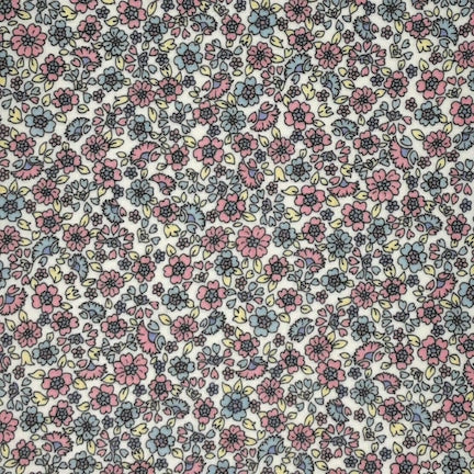 PINK FRENCH TERRY FLORAL PR