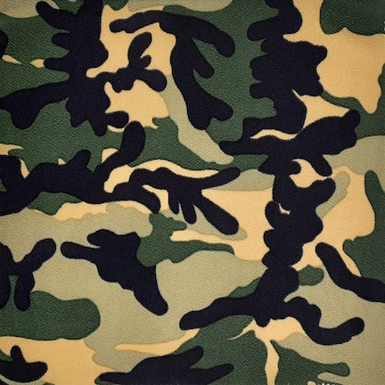 Camo Forest Stone/Black/Olive Liverpool Fabric