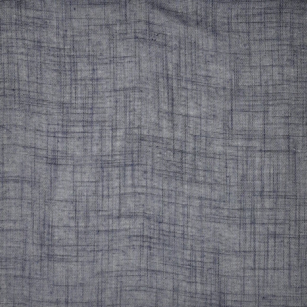 Navy Rayon Challis Solid Fabric