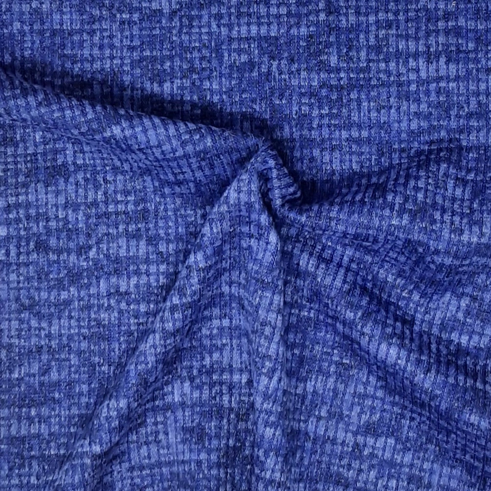 Spectrum Blue Sweater knit T/R Brushed 4x2 Rib