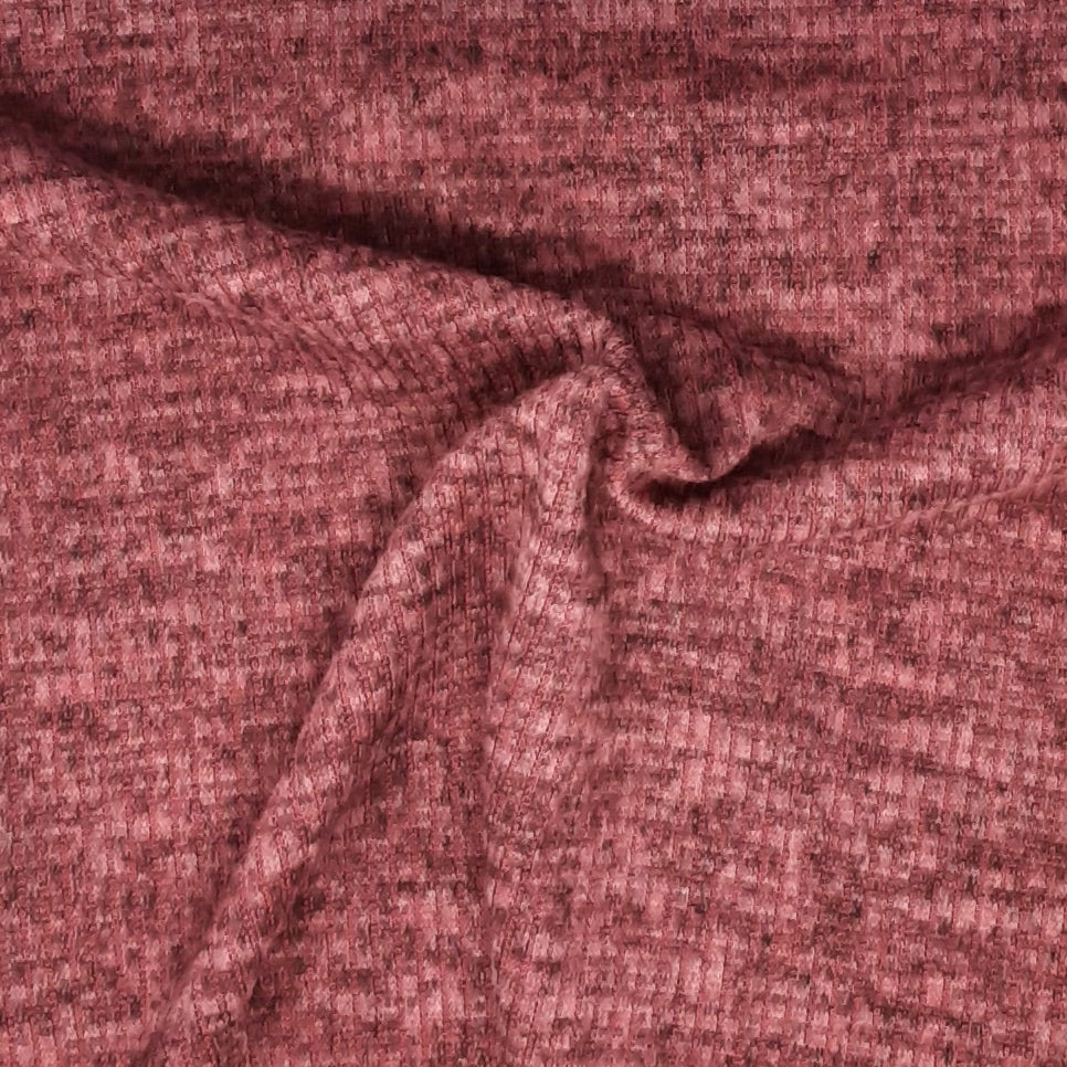 MauveWood Sweater knit T/R Brushed 4x2 Rib