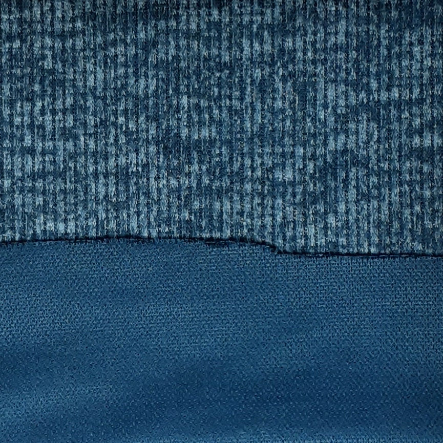 Real Teal Sweater knit T/R Brushed 4x2 Rib