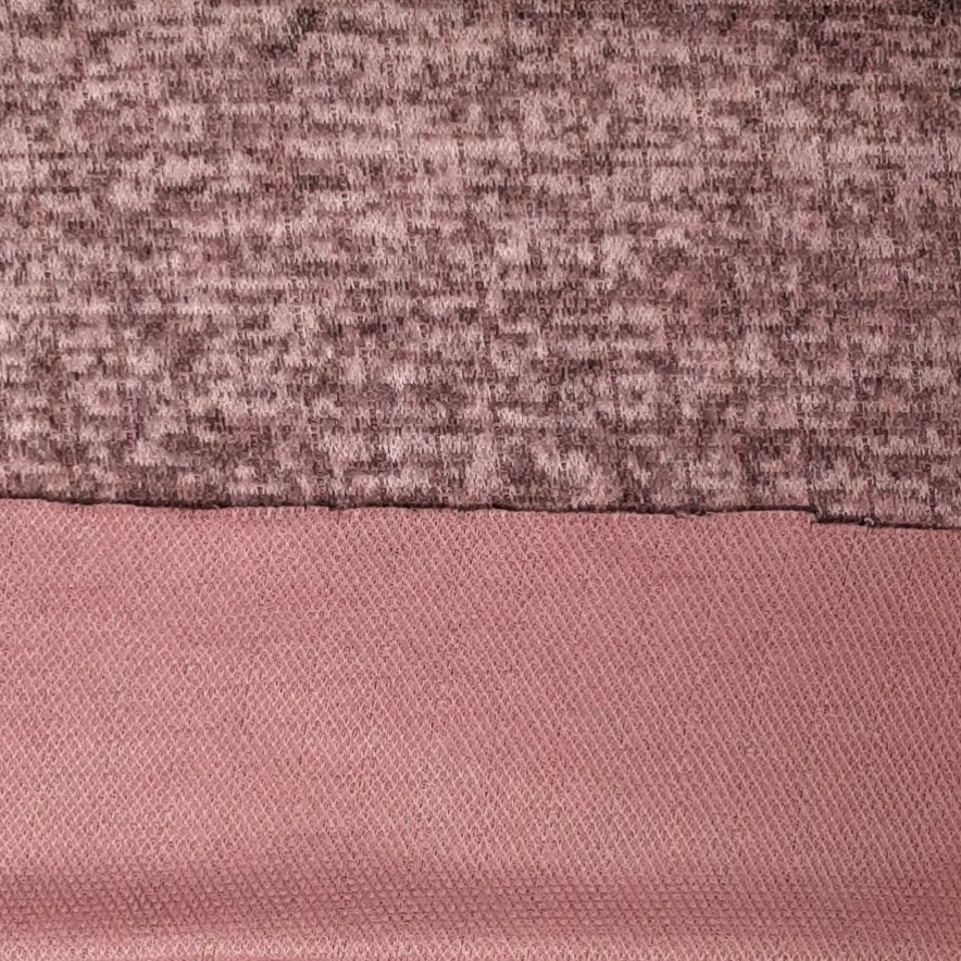 Nostalgia Rose Sweater Knit T/R Brushed 8X4 Fabric