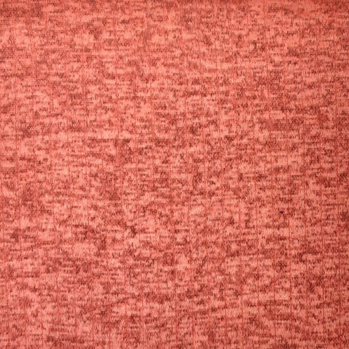 Hot Coral Sweater Knit T/R Brushed 8X4 Fabric