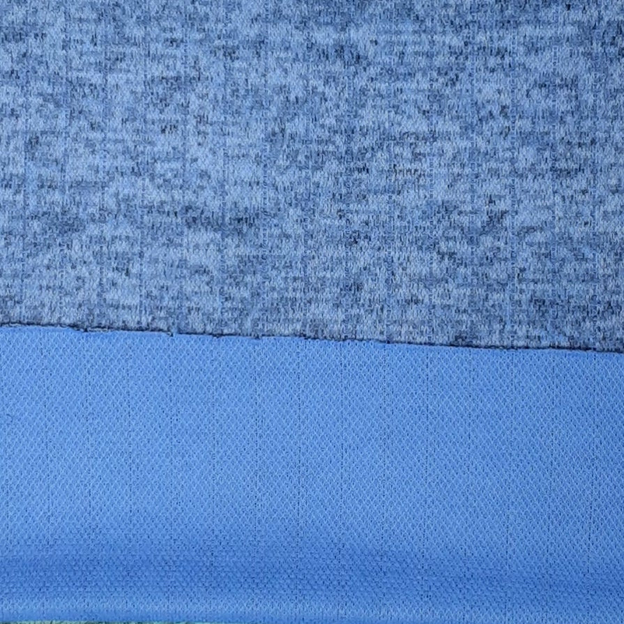Marina Blue Sweater Knit T/R Brushed 8X4 Fabric