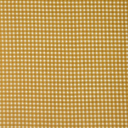 Mustard Techno Crepe plaid Fabric