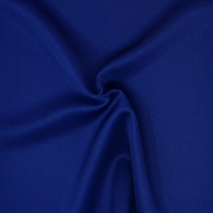 Royal Blue Solid Techno Fabric