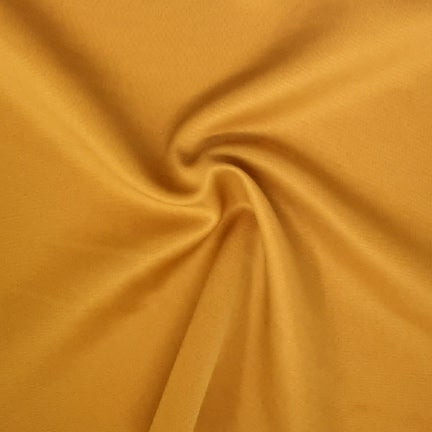 Mustard Solid Techno Fabric