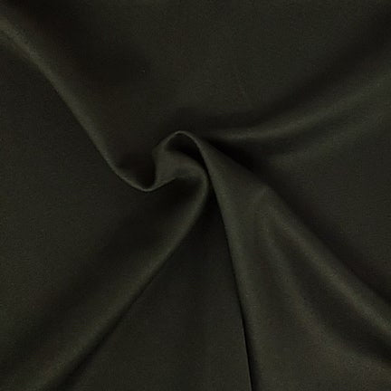 Olive Green Solid Techno Fabric