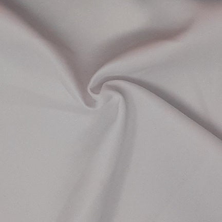 Wonderful White Solid Techno Fabric