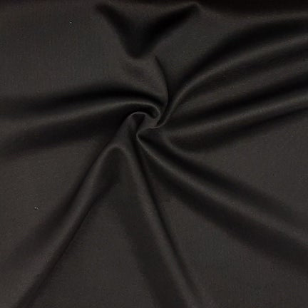 Black Solid Techno Fabric