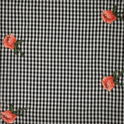 BLACK POLYESTER EMBROIDERY
