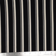 BLACK/IVORY GWD-0220185 DTY BRUSHED VERTICALA STRIPES