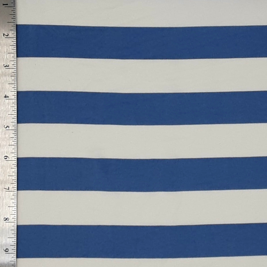 DENIM/IVORY BP70119 DTY BRUSHED STRIPES 1X1