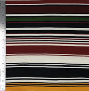 MUSTARD/BROWN 322-GW180386 HZTL STRIPES DTY BRUSHED