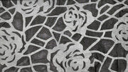 BLACK/MULTI GLITTER ASSORTED VELOUR BURNOUT Velvet Print