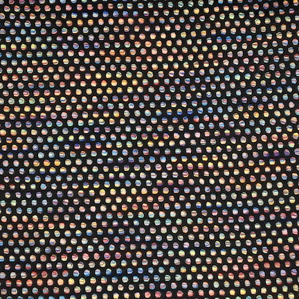 Jacquard Polka Dot Melange Yellow/Blue/Black AzTec Fabric