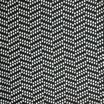 Jacquard Polka Dot Yucca blue/Black Aztec Chevron