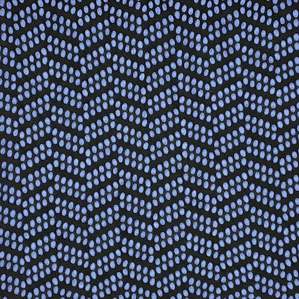 Jacquard Polka Violet Storm/Black Aztec Chevron