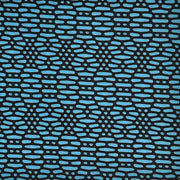 Jacquard Polka Dot Pagoda Blue/Black Aztec Flower