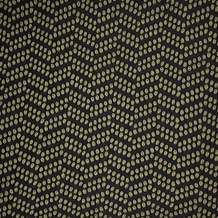 Jacquard Polka Dot Winter Moss/Black Aztec Chevron