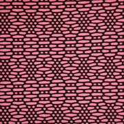 Jacquard Polka Dot Berry Sorbet/Black Aztec Flower