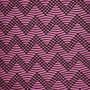 Jacquard Polka Dot Purple Wine/Black Aztec Chevron
