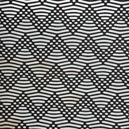 Jacquard Polka Dot Yucca Blue/Black Aztec Chevron