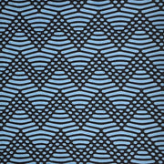 Jacquard Polka Dot Provincial Blue/Black Aztec Chevron