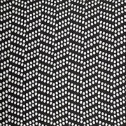 Jacquard Polka Dot White/Black Aztec Chevron