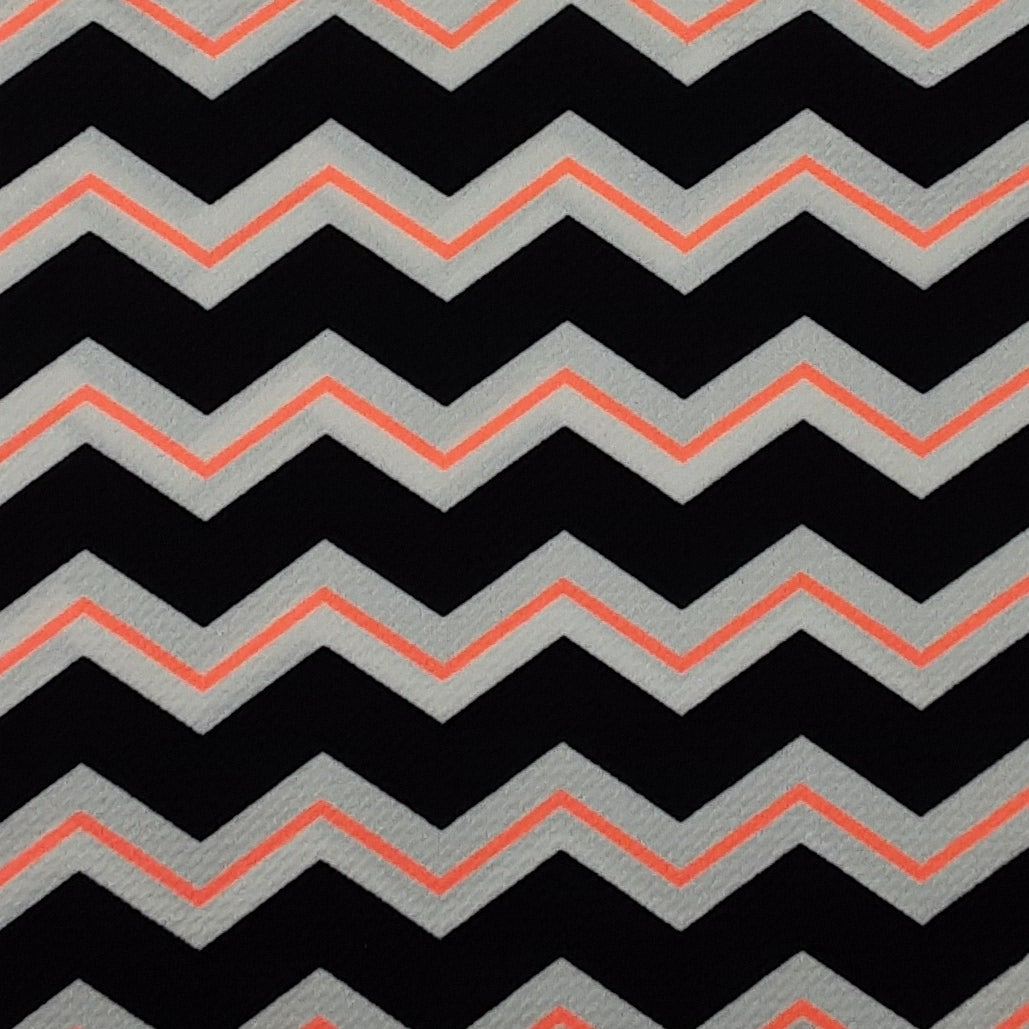 BLACK/NEONCORAL/IVORY Bubble Bullet Print