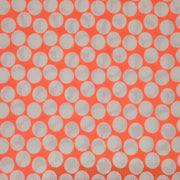 NEON CORAL/IVORY Bubble Bullet Print