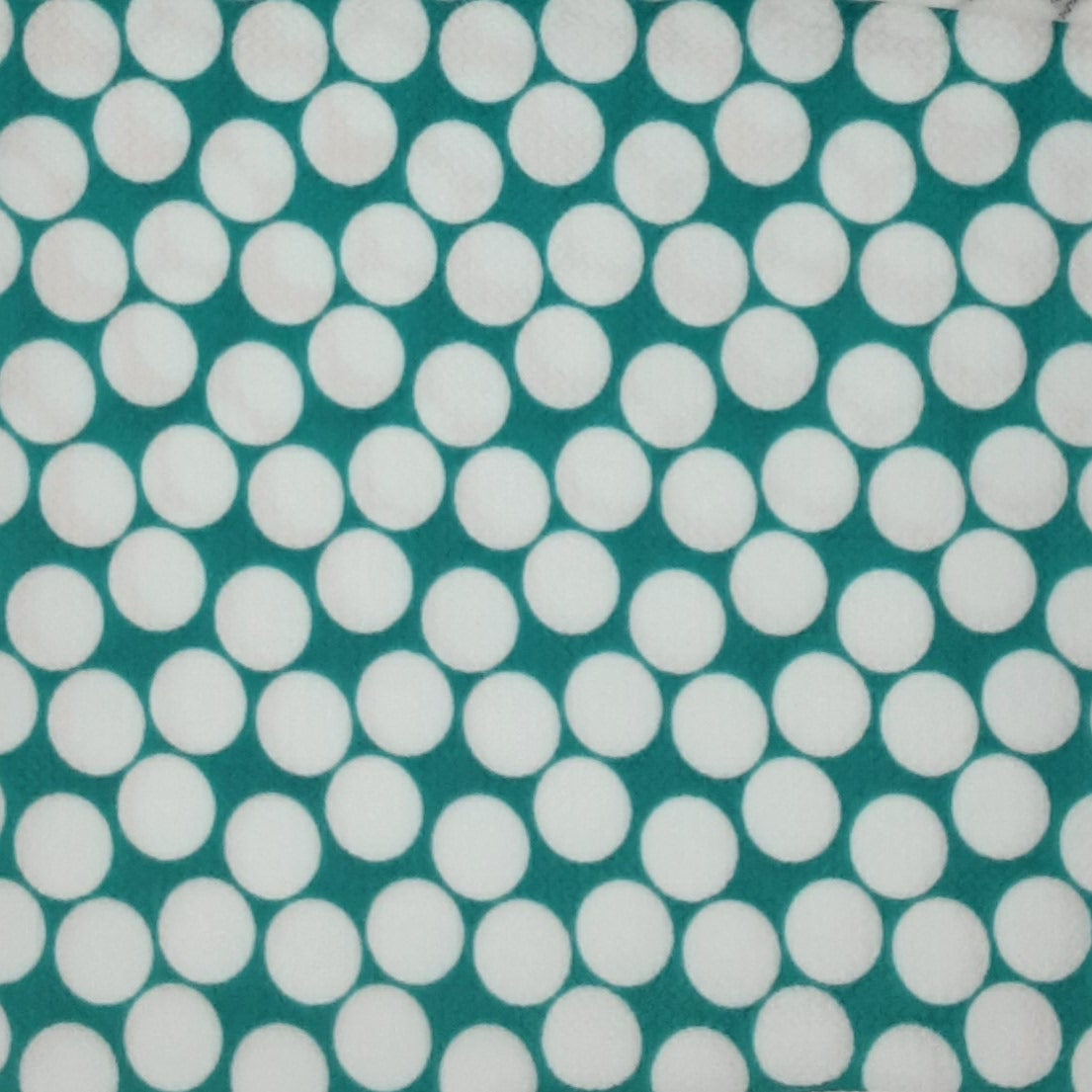 MINT/IVORY Bubble Bullet Print