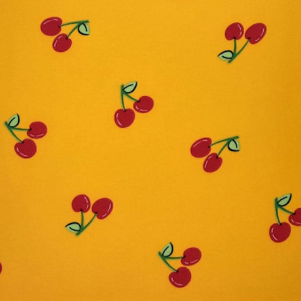 YELLOW CHERRY PRINT Bubble Bullet