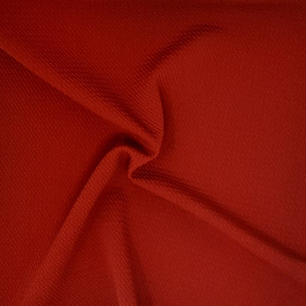 Rusty Orange Solid Bubble Bullet Fabric
