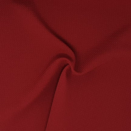 Wine Solid Bubble Bullet Fabric