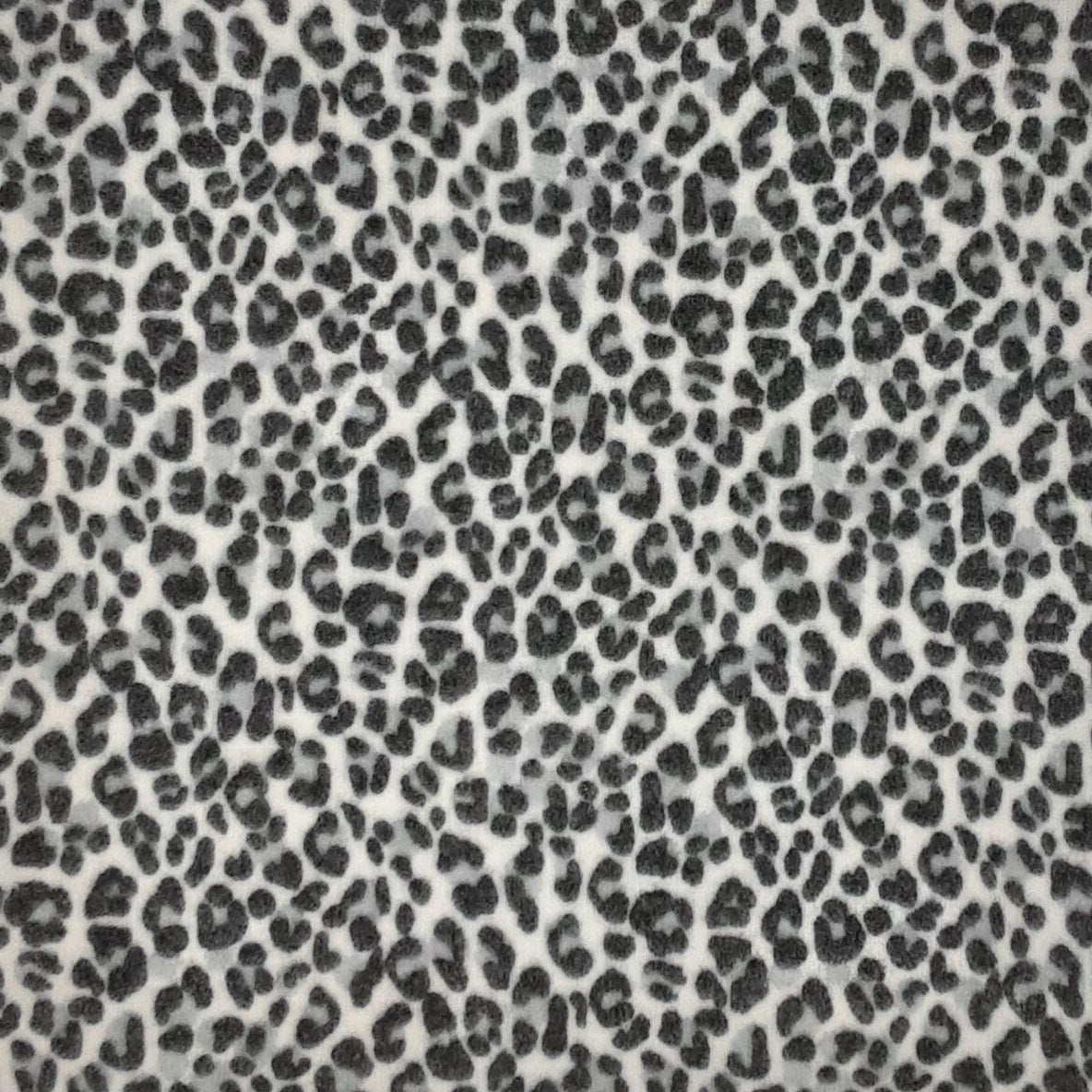 SILVER KNT4153-SE11127 ALPACA NAIMAL PRINT CASHMERE LOOK